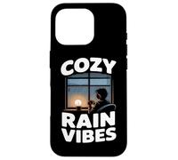 Custodia per iPhone 16 Pro Cozy Rain Vibes Amante Pioggia Accogliente