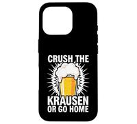 Custodia per iPhone 16 Pro Craft Beer Homebrewer Crush The Krausen Or Go Home