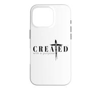 Custodia per iPhone 16 Pro creato con uno scopo Cristiani versetto Efisiani 2:10 bibbia