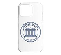 Custodia per iPhone 16 Pro Cresta di filosofia greca antica Atene Portico Società
