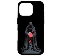 Custodia per iPhone 16 Pro Crimson Orb Warden - Opera d'arte dell'entità ombra