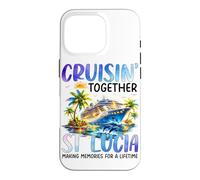 Custodia per iPhone 16 Pro Crociera Insieme St Lucia Nave Dolphin Vacanza