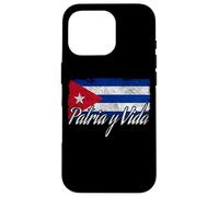 Custodia per iPhone 16 Pro CUBA FLAG PATRIA Y VIDA FREE CUBA