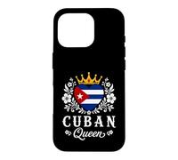 Custodia per iPhone 16 Pro Cuban Queen Cuba Flag Proud Cuban Woman