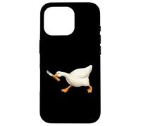 Custodia per iPhone 16 Pro Cute but Dangerous Duck with Knife Funny Silly Duck Meme