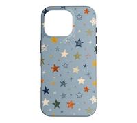Custodia per iPhone 16 Pro Cute Star Pattern Celestial Aesthetic Cosmic Art