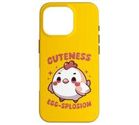 Custodia per iPhone 16 Pro Cuteness Egg-Splosion Kawaii Pollo Pulcino