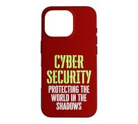 Custodia per iPhone 16 Pro Cyber Security Hacker etico Proteggere il mondo in ombra