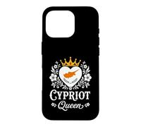 Custodia per iPhone 16 Pro Cypriot Queen Cyprus Flag Proud Cypriot Woman