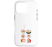 Custodia per iPhone 16 Pro Dai un'occhiata a My Six Pack Funny Japanese Sushi Abbigliamento