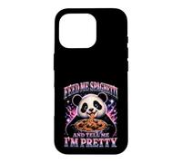 Custodia per iPhone 16 Pro Dammi degli spaghetti e dimmi che sono una bella panda