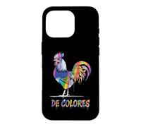 Custodia per iPhone 16 Pro DeColores Cursillo Rainbow Rooster Cattolico
