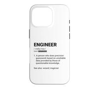 Custodia per iPhone 16 Pro Definizione Ingegnere Divertente Sarcastico STEM Nerd Scienza Matematica