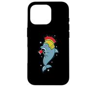 Custodia per iPhone 16 Pro Delfino con Crista e Casco Bush Knight
