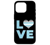 Custodia per iPhone 16 Pro Demiboy Pride Bandiera Amore Demiboy Bandiera