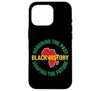 Custodia per iPhone 16 Pro Design Black History Honoring the Past Shaping the Future
