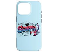Custodia per iPhone 16 Pro Design Colorato per Amanti dello Scorpione