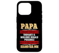Custodia per iPhone 16 Pro design divertente per il padre per la festa del papà