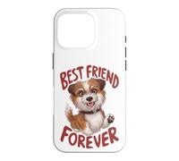 Custodia per iPhone 16 Pro Design gioioso con cucciolo fedele compagno per sempre