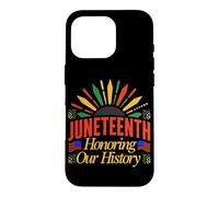 Custodia per iPhone 16 Pro Design per la Celebrazione del Juneteenth