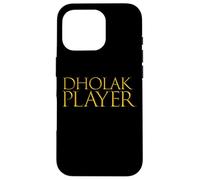Custodia per iPhone 16 Pro Dholak Player - Strumento ritmico oscuro musicista Dholak
