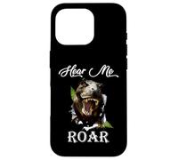 Custodia per iPhone 16 Pro Dino Hear Me Roar - Divertente regalo per gli amanti dei dinosauri