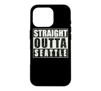 Custodia per iPhone 16 Pro Direttamente dalla città angosciata vintage di Seattle