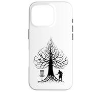Custodia per iPhone 16 Pro Disco Golf Frolf Giocatore Ace Of Spades Albero Mettere Golfer