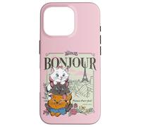 Custodia per iPhone 16 Pro Disney The Aristocats Marie Toulouse & Berlioz Bonjour