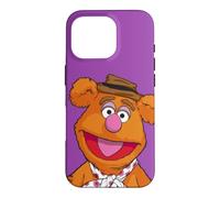 Custodia per iPhone 16 Pro Disney The Muppets Fozzie Bear Big Face Purple