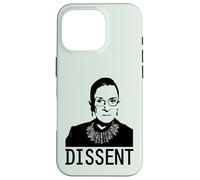 Custodia per iPhone 16 Pro DISSENT RUTH BADER GINSBURG RBG Icona Femminista Meme