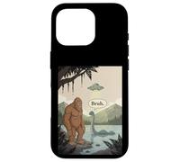 Custodia per iPhone 16 Pro Divertente Bigfoot Sasquatch Loch Ness Mostro UFO Alieno