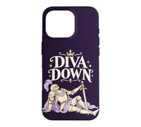 Custodia per iPhone 16 Pro Divertente cavaliere medievale diva giù umorismo rinascimentale