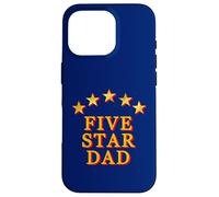 Custodia per iPhone 16 Pro Divertente festa del papà a cinque stelle