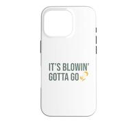 Custodia per iPhone 16 Pro Divertente kiteboarding It's Blowin' Gotta Go
