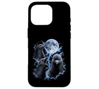 Custodia per iPhone 16 Pro Divertente Pigeon Moon Strano Meme maledetto Stupido Piccioni