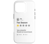 Custodia per iPhone 16 Pro Divertente Revisione della stagione fiscale Contabile Contabile Contabilità