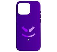 Custodia per iPhone 16 Pro Divertente SmilingFace Multi Colori Viola