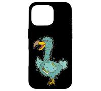 Custodia per iPhone 16 Pro Dodo Uccello con occhiali e libro