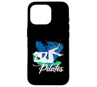Custodia per iPhone 16 Pro donna, fare, bicicletta, crunch, posa, sport, fitness, pilates