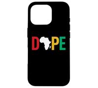 Custodia per iPhone 16 Pro Dope Africa Map Juneteenth Pan African Pride