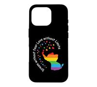 Custodia per iPhone 16 Pro Dream Without Fear Elephant LGBT Rainbow Gay Pride Month
