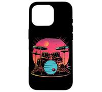 Custodia per iPhone 16 Pro Drum Set 90s Look Drummer Music Concert