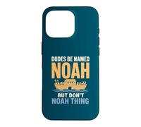 Custodia per iPhone 16 Pro Dudes Be Named Noah Nome divertente gioco di parole di proporzioni bibliche