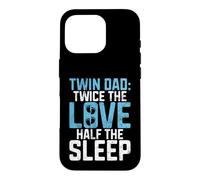Custodia per iPhone 16 Pro Due volte l'amore metà del sonno Twin Dad