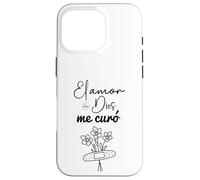 Custodia per iPhone 16 Pro El amor de Dios me curó.