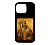 Custodia per iPhone 16 Pro Elegante icona cattolica di Sant'Agostino d'Ippona