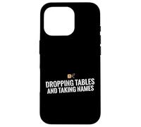 Custodia per iPhone 16 Pro Eliminazione di tabelle e acquisizione di nomi Database SQL Engineer
