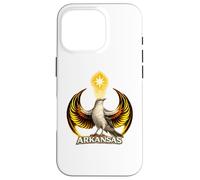 Custodia per iPhone 16 Pro Emblema della resistenza del tordo dell'Arkansas