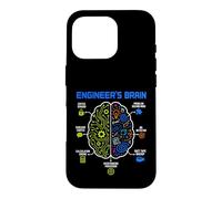 Custodia per iPhone 16 Pro Engineer's Brain Funny Engineering Humor Problem Solver